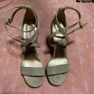 Michael Kors Gold Heels